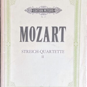 モーツァルト 弦楽四重奏曲集 第2巻 (2ヴァイオリンヴィオラチェロ)輸入楽譜 Mozart Streich-Quartette II