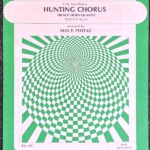 ウェーバー 狩人の合唱 (ホルン四重奏)輸入楽譜 Carl Maria von Weber HUNTING CHORUS 洋書