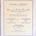 旋律的・漸進的な 新らしい200のホルン練習曲 マキシム・アルフォンス (ホルンソロ)輸入楽譜 Maxime-Alphonse 洋書