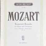 モーツァルト ホルンとオーケストラのためのロンド 変ホ長調 (ホルン+ピアノ)輸入楽譜 Mozart Konzert-Rondo 洋書