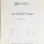 ロバート・ネーゲル THIS OLD MAN - MARCH (2トランペットホルントロンボーンチューバ)輸入楽譜 Robert Nagel 洋書/マーチ