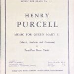 パーセル クイーン・メリー2世のための音楽(金管四重奏)輸入楽譜Henry Purcell MUSIC FOR QUEEN MARY II (March Anthem and Canzona) 洋書