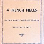 クープランリュリダンドリューグレトリ 4 FRENCH PIECES (2トランペットホルントロンボーン)輸入楽譜 洋書