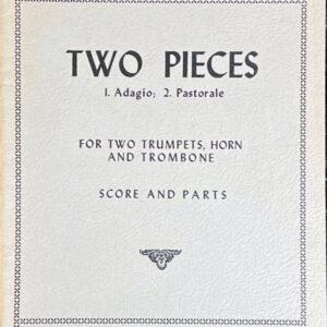 コレルリ TWO PIECES (2トランペットホルントロンボーン)輸入楽譜 Corelli 1. Adagio; 2. Pastorale 洋書
