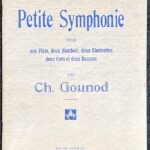 グノー 小交響曲 (フルート2オーボエ2クラリネット2ホルン2ファゴット)輸入楽譜 Charles Gounod Petite Symphonie 洋書