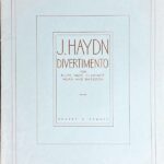 ハイドン ディヴェルティメント (フルートオーボエクラリネットホルンファゴット)輸入楽譜 Joseph Haydn Divertimento 洋書