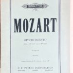 モーツァルト ディヴェルティメント 変ホ長調 (2オーボエ2クラリネット2ファゴット2ホルン)輸入楽譜 Mozart Divertimento Es-dur 洋書