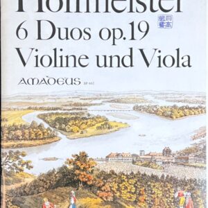 ホフマイスター 6 Duos (ヴァイオリン+ヴィオラ)輸入楽譜 Hoffmeister 二重奏/洋書