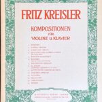クライスラー ベルスーズ・ロマンティック (ヴァイオリン+ピアノ)輸入楽譜 Fritz Kreisler Berceuse Romantique KOMPOSITIONEN 洋書