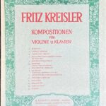 クライスラー ベートーヴェンの主題によるロンディーノ (ヴァイオリン+ピアノ)輸入楽譜 Fritz Kreisler Rondino KOMPOSITIONEN 洋書