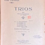 フランク TRIOS (ヴァイオリンチェロピアノ)輸入楽譜 Csar Franck 三重奏/洋書