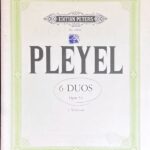 プレイエル 6つの小二重奏曲 Op.59 (2ヴァイオリン+ピアノ)輸入楽譜 Pleyel 6 Duos 洋書