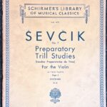 シェフチーク トリル練習の準備・Op.7・Book.1 (ヴァイオリン)輸入楽譜 Sevcik Op.7 Preparatory Trill Studies 洋書