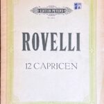 ロヴェッリ 12のカプリス (ヴァイオリンソロ)輸入楽譜 Rovelli 12 Capricen 洋書