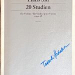 ハンス・ジット 20 Studien Opus 69 (ヴァイオリンソロ)輸入楽譜 Hans Sitt 洋書
