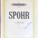 シュポーア ３つの二重奏曲 op. 67 (2ヴァイオリン)輸入楽譜 Spohr 3 Duos op. 67 洋書