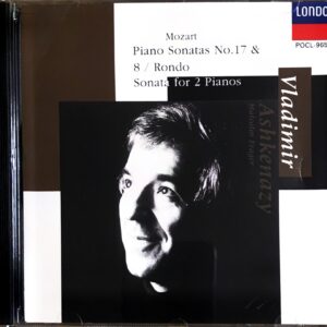 モーツァルト ピアノソナタ第17番＆第8番 (ピアノ) ウラディミール・アシュケナージ、マルコム・フレイジャー Wolfgang Amadeus Mozart Piano Sonatas No.17 & 8 / Rondo Sonata for 2 Pianos Vladimir Ashkenazy, Malcolm Frager