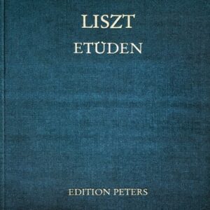 リスト 練習曲 布装丁 輸入楽譜 liszt etuden 洋書 piano