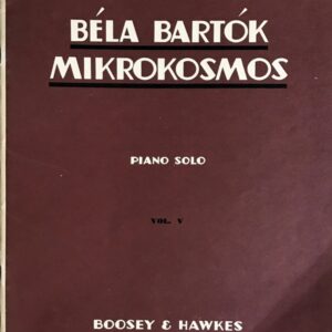 バルトーク ミクロコスモス 第5巻 輸入楽譜 Bartok Mikrokosmos Vol.5 piano solo ピアノ・ソロ 洋書