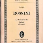 ロッシーニ オペラ「チェネレントラ(シンデレラ)」序曲 スタディ・スコア 輸入楽譜 Rossini La Cenerentola Sinfonia Overture 洋書 洋書
