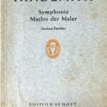 ヒンデミット オペラ「画家マティス」 スタディ・スコア 輸入楽譜 Hindemith Symphonie Mathis der Maler 洋書