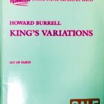 ハワード・バレル 輸入楽譜 Burrell King’s variotions junior string orchestra series バイオリン ビオラ チェロ コントラバス 洋書