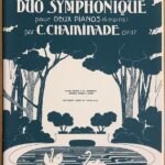 シャミナード 交響的二重奏曲 Op.117 (2台ピアノ) 輸入楽譜 Chaminade Duo Symphonique Op.117 Pour 2 Pianos 洋書