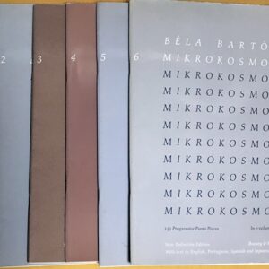 バルトーク ミクロコスモス 第1巻～第6巻 (ピアノ・ソロ) Bartok MIKROKOSMOS VOL.1～６洋書
