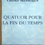 メシアン 世の終わりのための四重奏曲 輸入楽譜 Messiaen Quatuor pour la fin du temps pour clarinette violon violoncello et piano