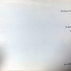 シュトックハウゼン クルツヴェレン (短波) 輸入楽譜 Stockhausen Kurzwellen Nr. 25 洋書 現代音楽