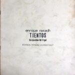 エンリケ・ラシャッハ TIENTOS 輸入楽譜 Enrique Raxach Komposition fur Orgel オルガン 洋書