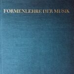 Formenlehre der Musik ハードカバー 布装丁 洋書