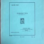 マルセル・ポート 三重奏曲 (クラリネット三重奏） 輸入楽譜 Marcel Poot Terzetto 洋書