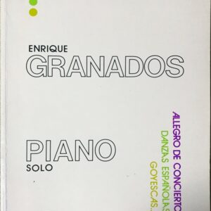 グラナドス ピアノ作品集 輸入楽譜 GRANADOS Piano solo 洋書　