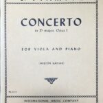 シュターミッツ ヴィオラ協奏曲 ニ長調 Op. 1 (ヴィオラとピアノ) 輸入楽譜 Stamitz Concerto in D major Op.1 for Viola and Piano 洋書