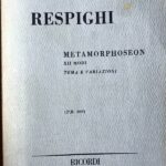 レスピーギ 12旋法によるメタモルフォーゼ (スタディ・スコア) 輸入楽譜 RESPIGHI Metamorphoseon Modi XII Temae Variazioni Partitur