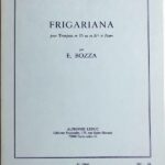 ボザ フリガリアーナ (トランペット＋ピアノ) 輸入楽譜 Bozza Frigariana 洋書