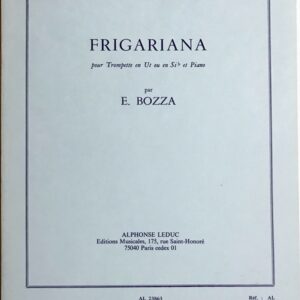 ボザ フリガリアーナ (トランペット＋ピアノ) 輸入楽譜 Bozza Frigariana 洋書