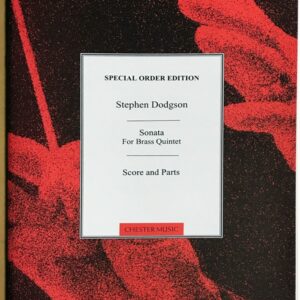 ステファン・ドッジソン 金管五重奏のためのソナタ (金管五重奏 スコア＋パート譜) 輸入楽譜 Stephen Dodgson Sonata for Brass Quintet