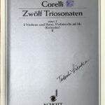 コレッリ 12のトリオ・ソナタ Op.1 第2巻 (2ヴァイオリン＋ピアノ) 輸入楽譜 CORELLI 12 Trio-Sonaten Op.1 Bd.2: Nr.4-6 洋書