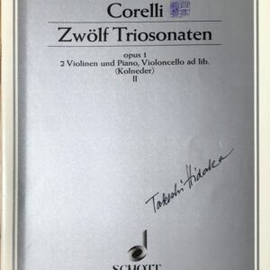 コレッリ 12のトリオ・ソナタ Op.1 第2巻 (2ヴァイオリン＋ピアノ) 輸入楽譜 CORELLI 12 Trio-Sonaten Op.1 Bd.2: Nr.4-6 洋書
