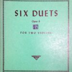 ブルーニ 6つの二重奏曲 Op.6 (2台のヴァイオリン パート譜セット) 輸入楽譜 BRUNI 6 Duetti Op.6 洋書