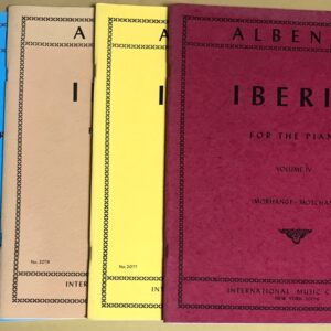 アルベニス 組曲「イベリア」 第1～4巻 (ピアノ・ソロ) 輸入楽譜 ALBENIZ Iberia Vol.1～4 洋書