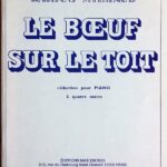 ミヨー 屋根の上の牛 (ピアノ連弾) 輸入楽譜 MILHAUD Le Boeuf sur le Toit Reduction pour Piano a qutre mains 洋書