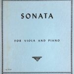 ロベール・カサドシュ ソナタ・Op.12 (ヴィオラ＋ピアノ) 輸入楽譜 Casadesus Sonata for Viola and Piano 洋書