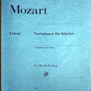 モーツァルト 変奏曲集 (ピアノ・ソロ) 輸入楽譜 Mozart Variations for piano 洋書