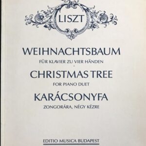 リスト クリスマス・ツリー/Kovats編 (ピアノ連弾) 輸入楽譜 LISZT Christmas Tree/Ed. kovats 洋書