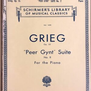 グリーグ 「ペール・ギュント」第2組曲 Op.55 (ピアノ・ソロ) 輸入楽譜 GRIEG Peer Gynt Suite No.2 Op.55 洋書