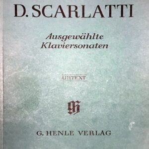 スカルラッティ ピアノソナタ集 (ピアノ・ソロ) 輸入楽譜 Scarlatti Ausgewahlte Klaviersonaten 洋書