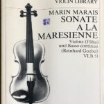 マラン・マレー ソナタ　「ア・ラ・マレジェンヌ」 (ヴァイオリン＋ピアノ) 輸入楽譜 MARAIS Sonata A la Maresienne/Ed. Goebel 洋書